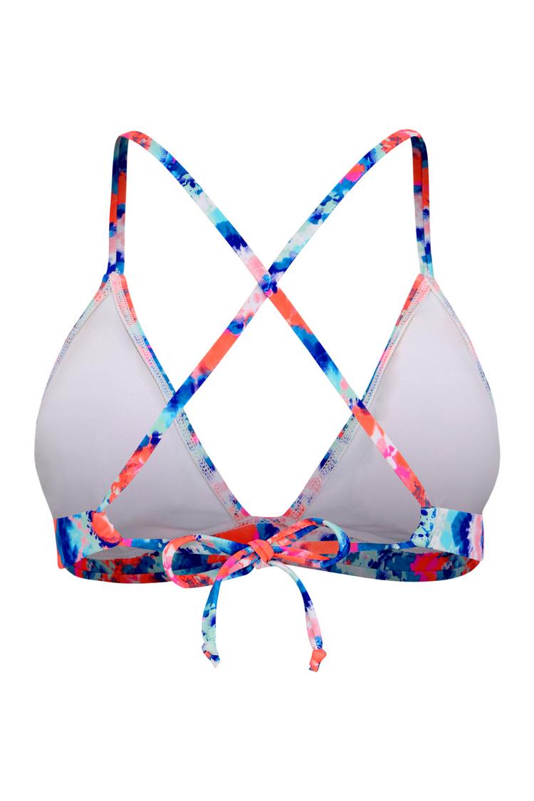 VENICE BEACH VENICE BEACH Triangel-Bikini-Top Bikini Oberteil Damen - blau-orange - 0 | SportScheck