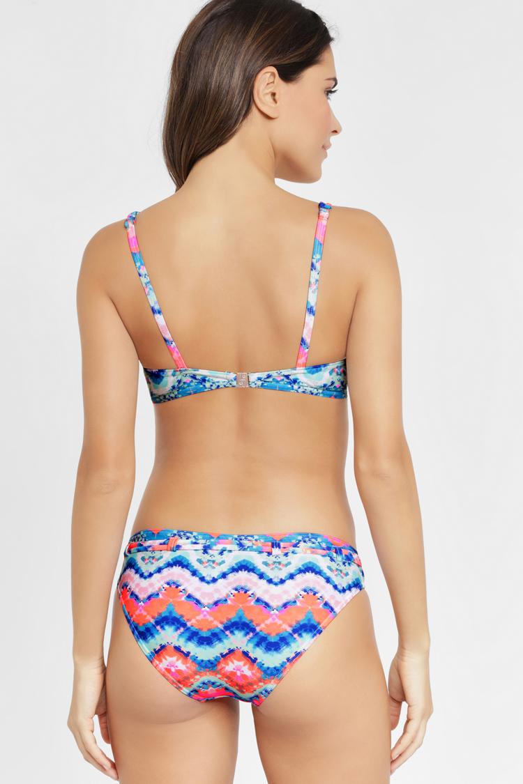 VENICE BEACH VENICE BEACH B&uuml;gel-Bikini-Top Bikini Oberteil Damen - blau-orange - 2 | SportScheck