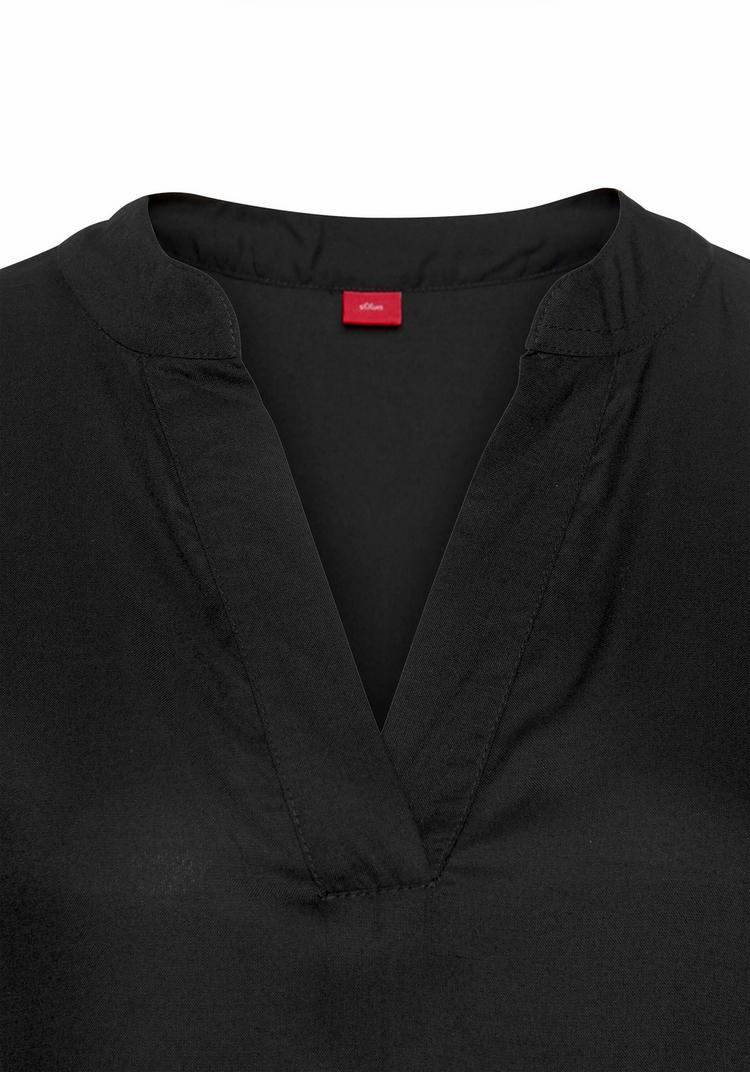 S.OLIVER S.OLIVER Blusenkleid Kurzarmkleid Damen - schwarz - 0 | SportScheck
