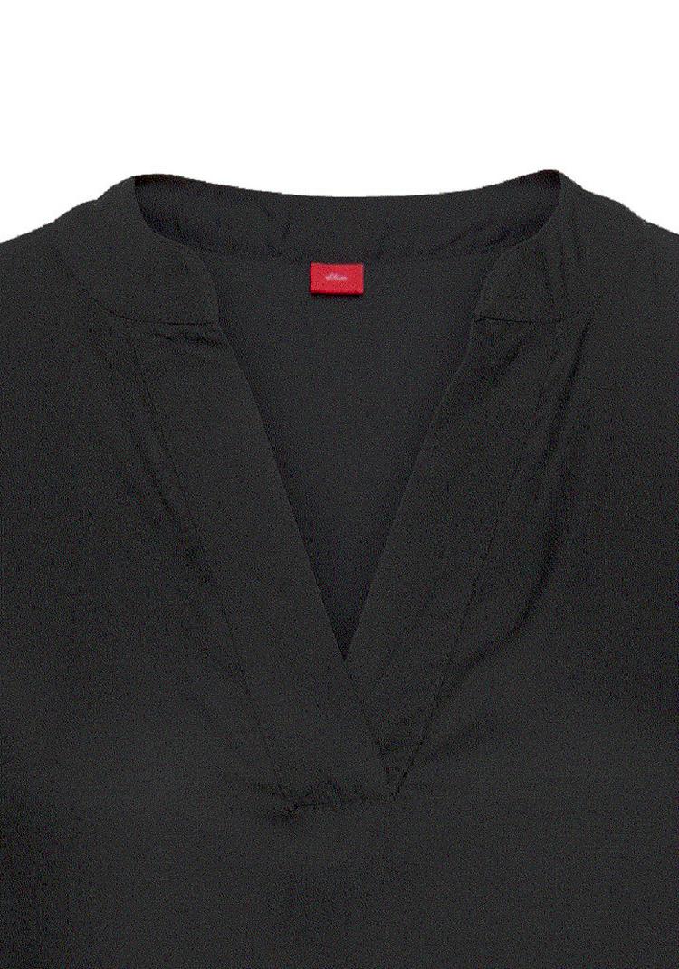 S.OLIVER S.OLIVER Blusenkleid Kurzarmkleid Damen - schwarz - 3 | SportScheck