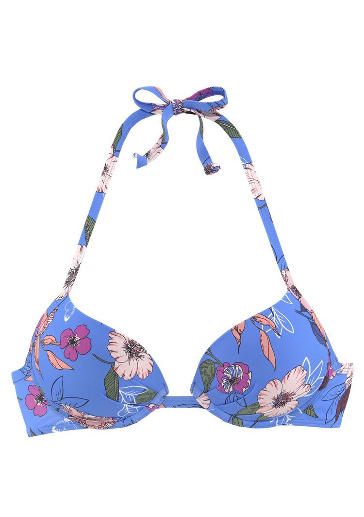 S.OLIVER S.OLIVER Push-Up-Bikini-Top Bikini Oberteil Damen - blau - 0 | SportScheck