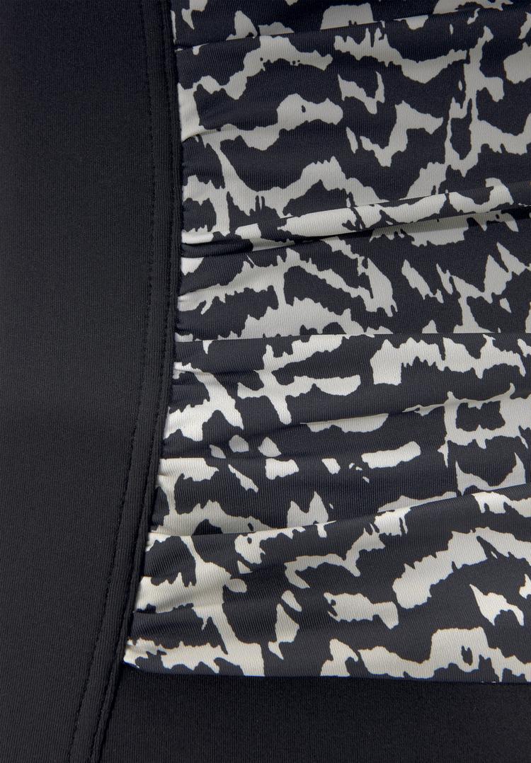 Lascana Lascana Badeanzug Badeanzug Damen - schwarz-creme - 1 | SportScheck