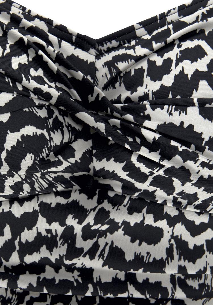 Lascana Lascana Badeanzug Badeanzug Damen - schwarz-creme - 2 | SportScheck