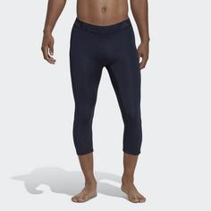 Rückansicht von adidas Techfit Training 3/4-Tight Leggings Herren Legend Ink