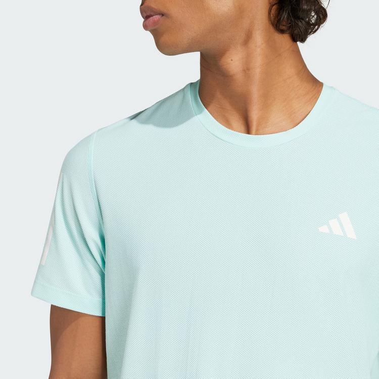 adidas adidas Own the Run T-Shirt T-Shirt Herren - Semi Flash Aqua - 1 | SportScheck