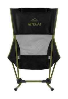 Rückansicht von normani Outdoor Sports Witchai Campingstuhl Oliv