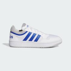 adidas Hoops 3.0 Summer Schuh Sneaker Cloud White / Royal Blue / Grey Two