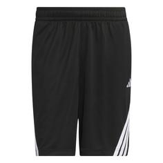 adidas Legends 3-Streifen Basketball Shorts Basketball-Shorts Herren Black / White