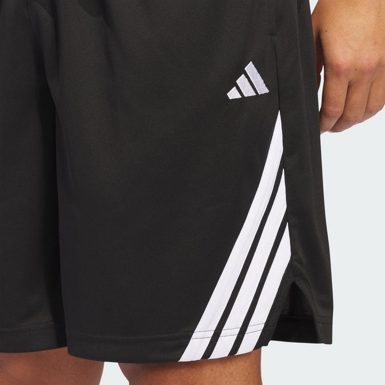 adidas adidas Legends 3-Streifen Basketball Shorts Basketball-Shorts Herren - Black / White - 0 | SportScheck