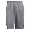 adidas Legends 3-Streifen Basketball Shorts Basketball-Shorts Herren - Grey Three / Black