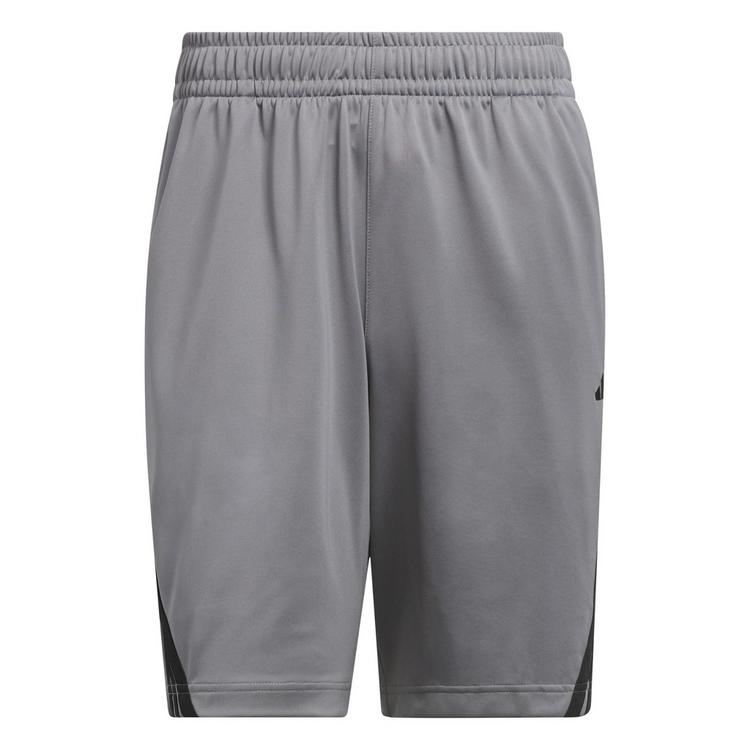 adidas adidas Legends 3-Streifen Basketball Shorts Basketball-Shorts Herren - Grey Three / Black - 0 | SportScheck