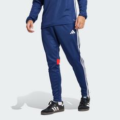 Rückansicht von adidas Tiro 25 Essentials Trainingshose Trainingshose Herren Team Navy / Red