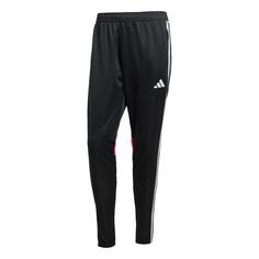 adidas Tiro 25 Essentials Trainingshose Trainingshose Herren Black / Clear Grey / Real Magenta