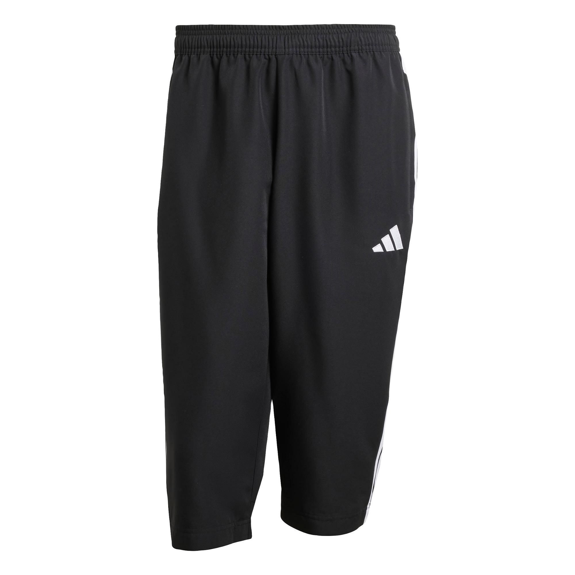 Adidas Tiro 25 Essentials Woven 3 4 Hose Trainingshose Herren Black White im Online Shop von SportScheck kaufen