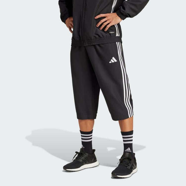 adidas adidas Tiro 25 Essentials Woven 3/4-Hose Trainingshose Herren - Black / White - 0 | SportScheck