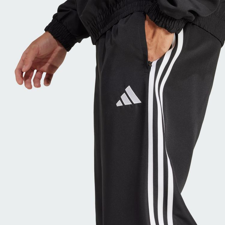 adidas adidas Tiro 25 Essentials Woven 3/4-Hose Trainingshose Herren - Black / White - 0 | SportScheck