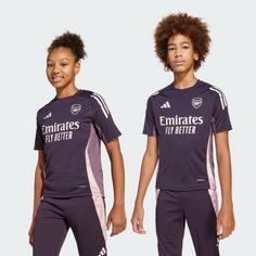 Rückansicht von adidas FC Arsenal Tiro 24 Trainingstrikot Fußballtrikot Kinder Aurora Black