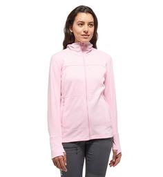 Rückansicht von Haglöfs Betula Hood Fleecejacke Damen Fresh Pink