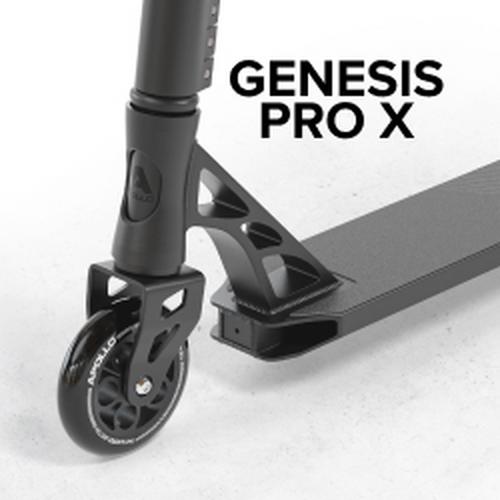 Rückansicht von Apollo Genesis Pro X Schwarz Scooter schwarz