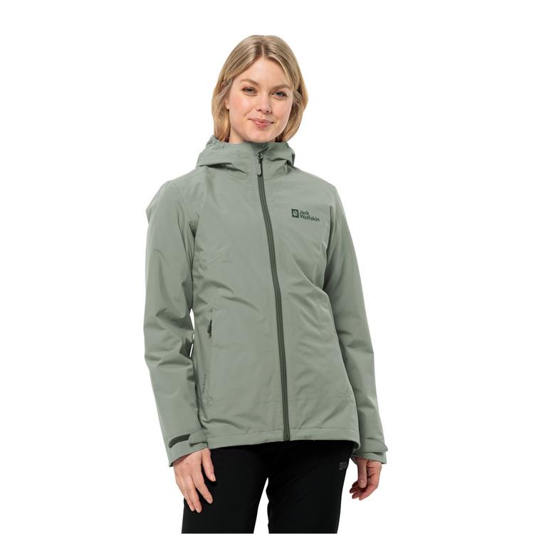 Jack Wolfskin Jack Wolfskin MOONRISE 3IN1 JKT W Doppeljacke Damen - mint leaf - 3 | SportScheck