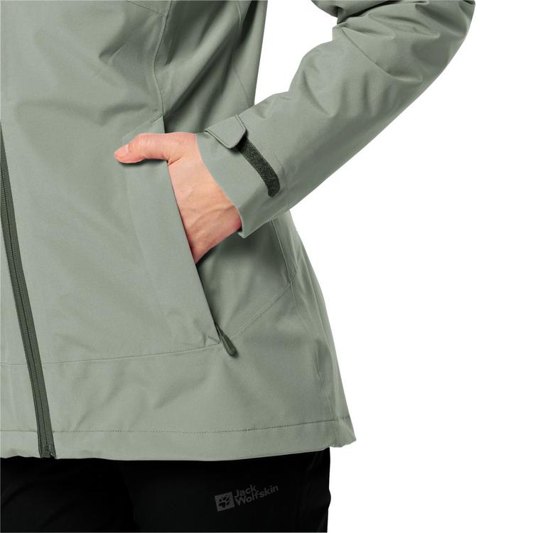 Jack Wolfskin Jack Wolfskin MOONRISE 3IN1 JKT W Doppeljacke Damen - mint leaf - 4 | SportScheck