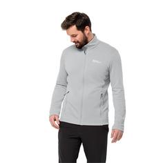 Rückansicht von Jack Wolfskin KOLBENBERG FZ M Fleecejacke Herren cool grey