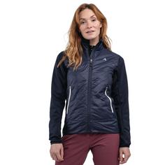 Rückansicht von Schöffel Hiking Hybrid Jk Style Cascata WMS Fleecejacke Damen navy blazer