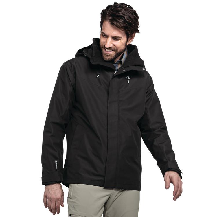 Sch&ouml;ffel Sch&ouml;ffel Hiking 3in1 Jacket Style Okere MNS Doppeljacke Herren - black - 0 | SportScheck