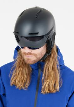 Rückansicht von Whistler Corviglia Skihelm 1001 Black