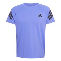 adidas Icon 3-Streifen T-Shirt Funktionsshirt Herren Semi Cobalt Blue / Black