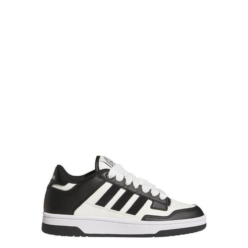 Rückansicht von adidas Rapid Court Low Schuh Sneaker Kinder Core Black / Cloud White / Cloud White