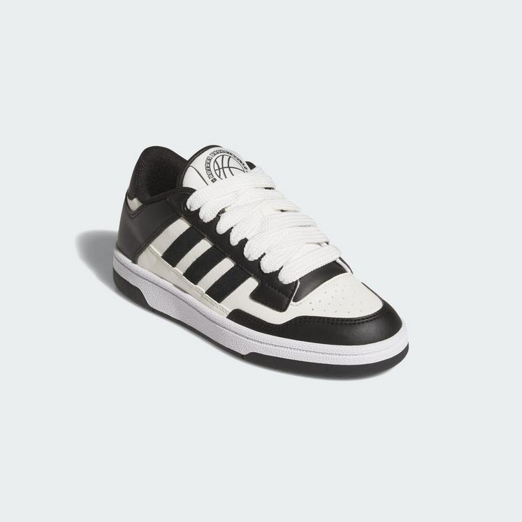 adidas adidas Rapid Court Low Schuh Sneaker Kinder - Core Black / Cloud White / Cloud White - 3 | SportScheck