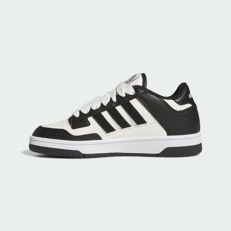 adidas adidas Rapid Court Low Schuh Sneaker Kinder - Core Black / Cloud White / Cloud White - 5 | SportScheck