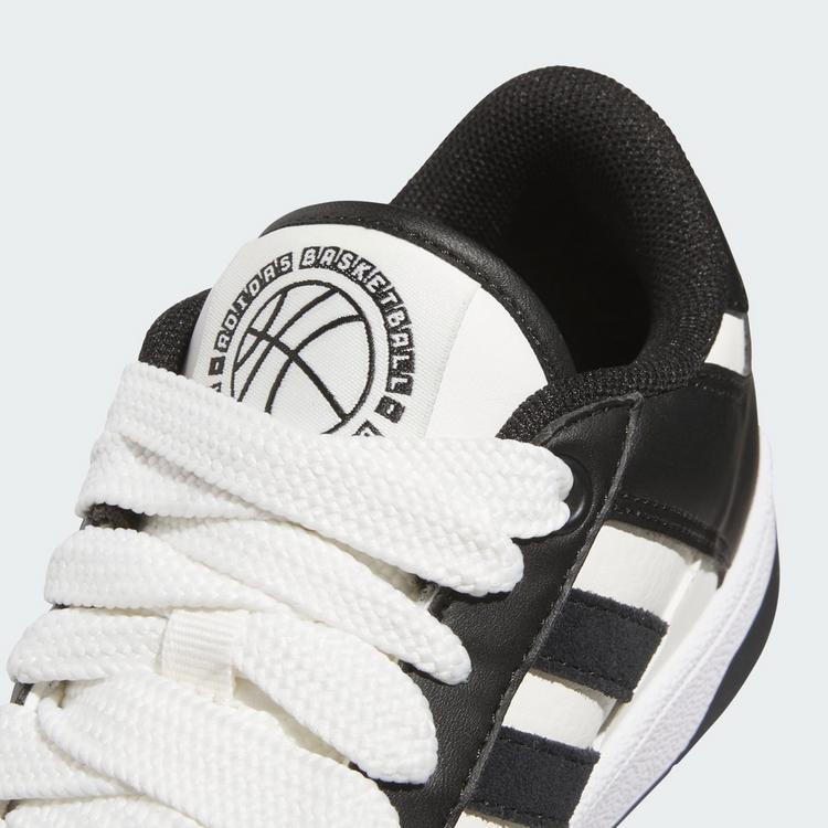adidas adidas Rapid Court Low Schuh Sneaker Kinder - Core Black / Cloud White / Cloud White - 6 | SportScheck
