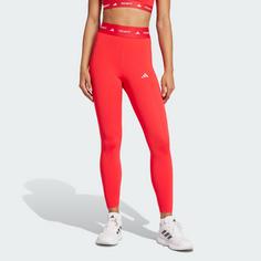 Rückansicht von adidas TECHFIT 7/8-Leggings Leggings Damen Pure Ruby