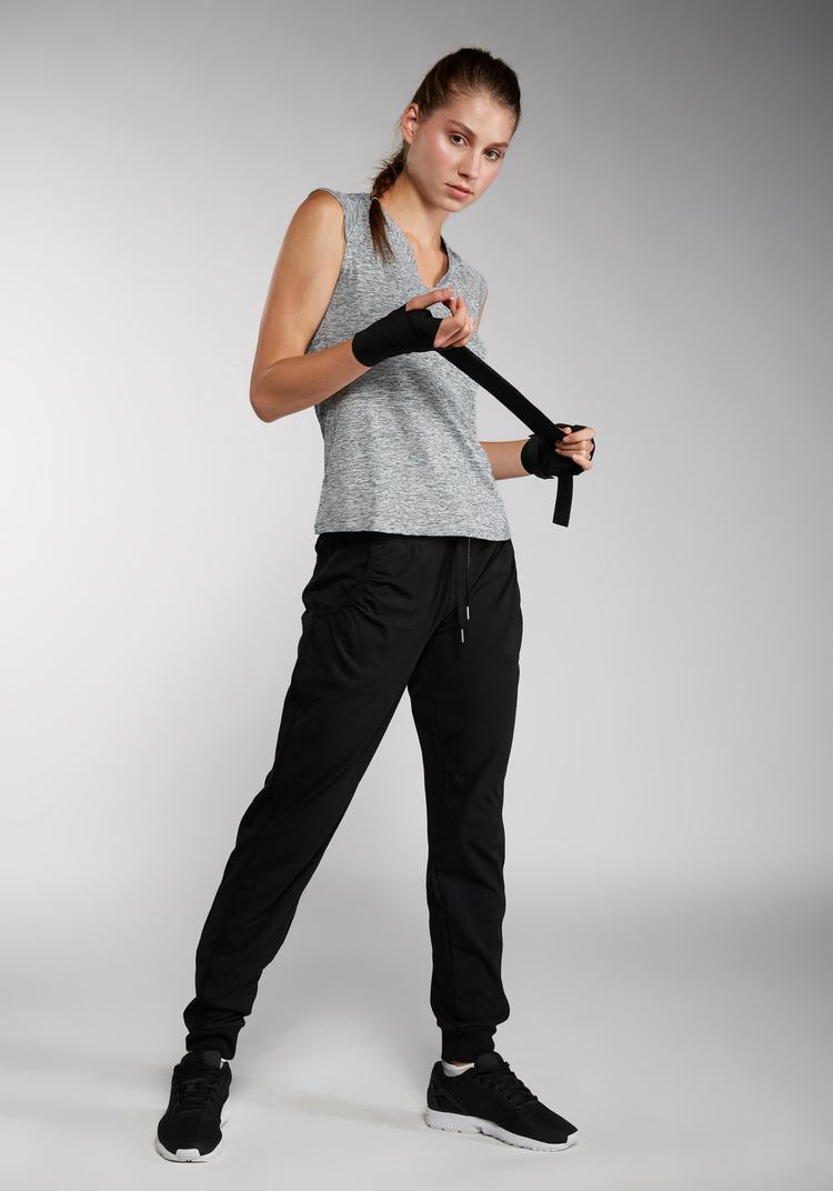 VENICE BEACH VENICE BEACH Venice Beach Eleamee T-Shirt Damen - coal b. melange - 0 | SportScheck