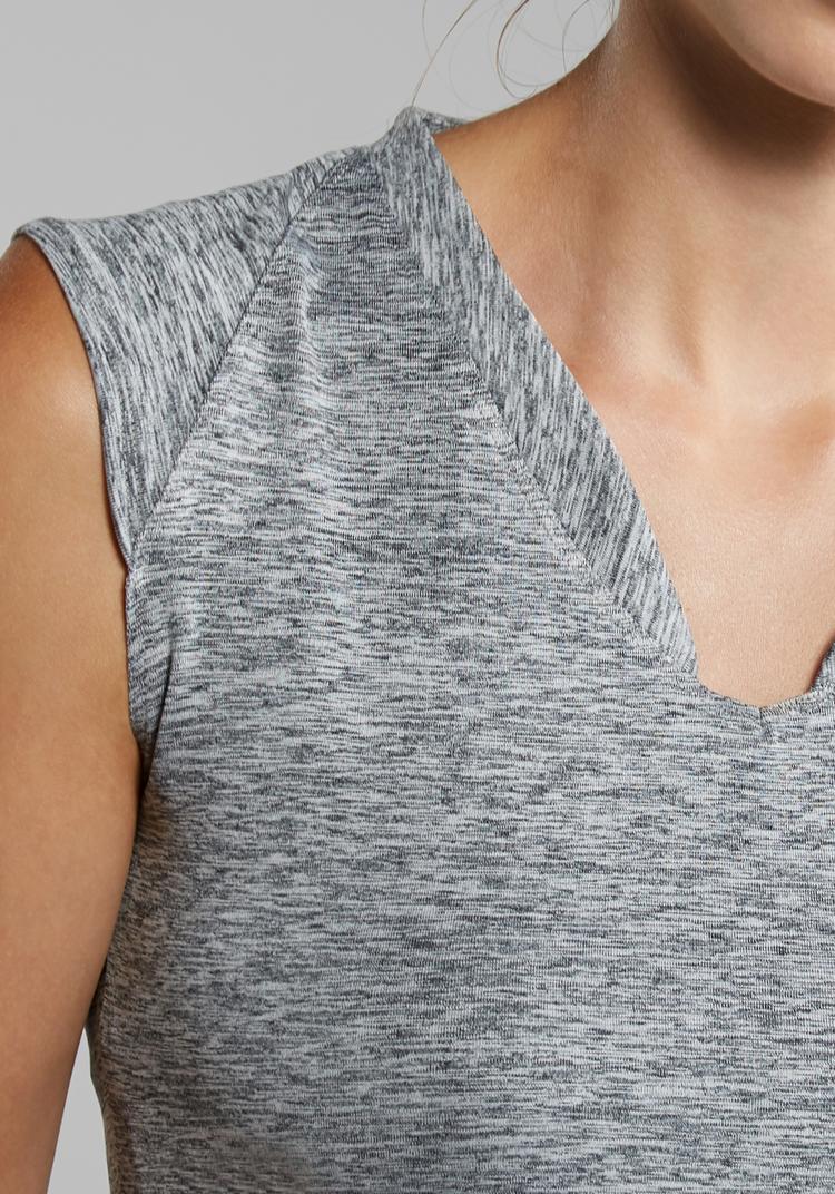 VENICE BEACH VENICE BEACH Venice Beach Eleamee T-Shirt Damen - coal b. melange - 2 | SportScheck