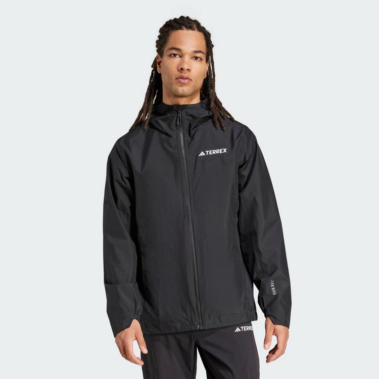 adidas adidas Terrex Multi 2.5L RAIN.RDY Regenjacke Outdoorjacke Herren - Black / Black - 0 | SportScheck