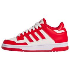 adidas Rapid Court Low Schuh Sneaker Kinder Team Collegiate Red / Cloud White / Cloud White