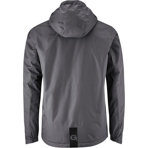 Rückansicht von Gonso SAVE Therm Regenjacke Herren Grau0611