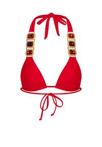 Moda Minx Boujee Bikini Oberteil Damen - Red