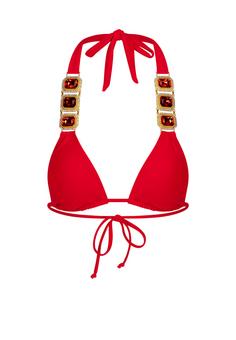 Moda Minx Boujee Bikini Oberteil Damen Red