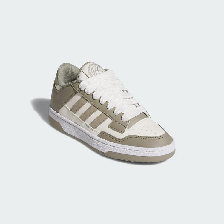 adidas adidas Rapid Court Low Schuh Sneaker Kinder - Silver Pebble / Cloud White / Cloud White - 3 | SportScheck
