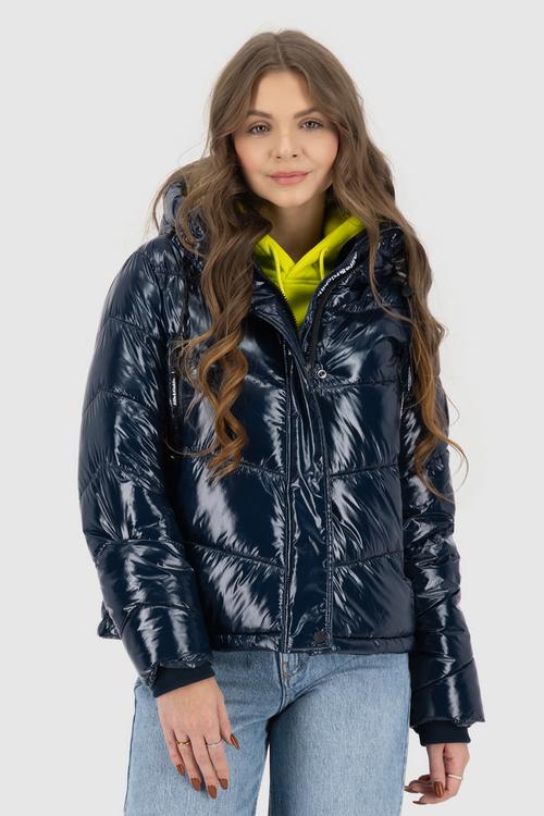 Rückansicht von ALIFE AND KICKIN DayanyAK A Winterjacke Damen marine