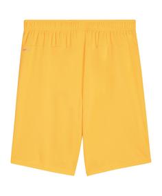 Rückansicht von PUMA SK Rapid Wien Torwartshort 2024/2025 Fußballshorts orange