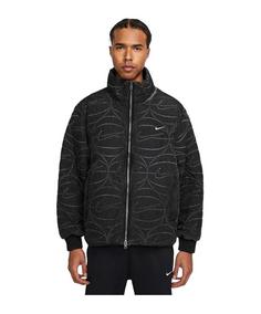 Nike Woven Fullzip Kapuzenjacke Sweatjacke Herren schwarzweiss
