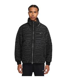 Nike Woven FullZip Jacke Sweatjacke Herren schwarzweiss