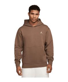 Nike Jordan Brooklyn Fleece Hoody Sweatshirt Herren braunweiss