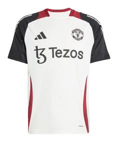 adidas Manchester United Trainingshirt Fanshirt weissschwarz