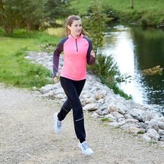 Rückansicht von TAO GERDA Laufshirt Damen neon pink